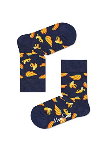 Happy Socks Jungen Kids Banana Socken, Banane Marineblau, 2-3 Jahre EU von Happy Socks