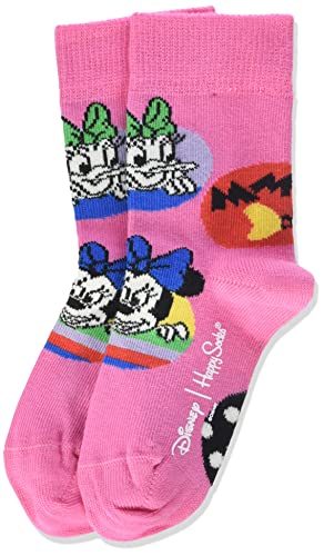 Happy Socks Unisex Kids Daisy & Minnie Dot Sock, Multicoloured, 4-6 Jahre von Happy Socks