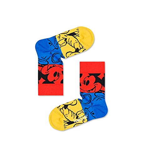 Happy Socks Unisex Kinder Kids Colorful Friends Sock, Blau/Rot/Gelb, 7-9 Jahre EU von Happy Socks