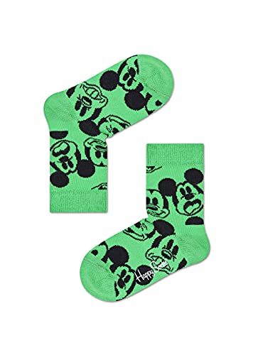 Happy Socks Unisex Kids Disney Face It, Mickey Sock, 7-9 Jahre von Happy Socks