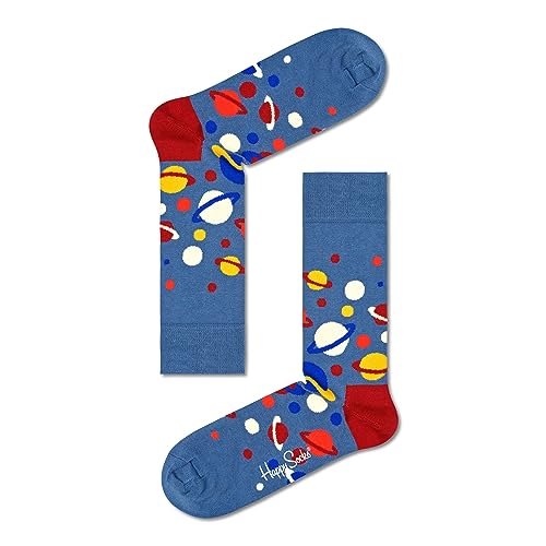 Happy Socks Unisex The Milky Way Crew Bedruckte Socken, bunt, 36-40 von Happy Socks