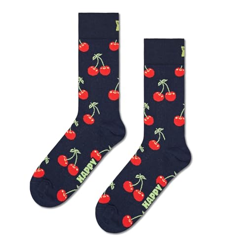 Happy Socks Unisex Cherry Socken, Multi, 7-11 von Happy Socks
