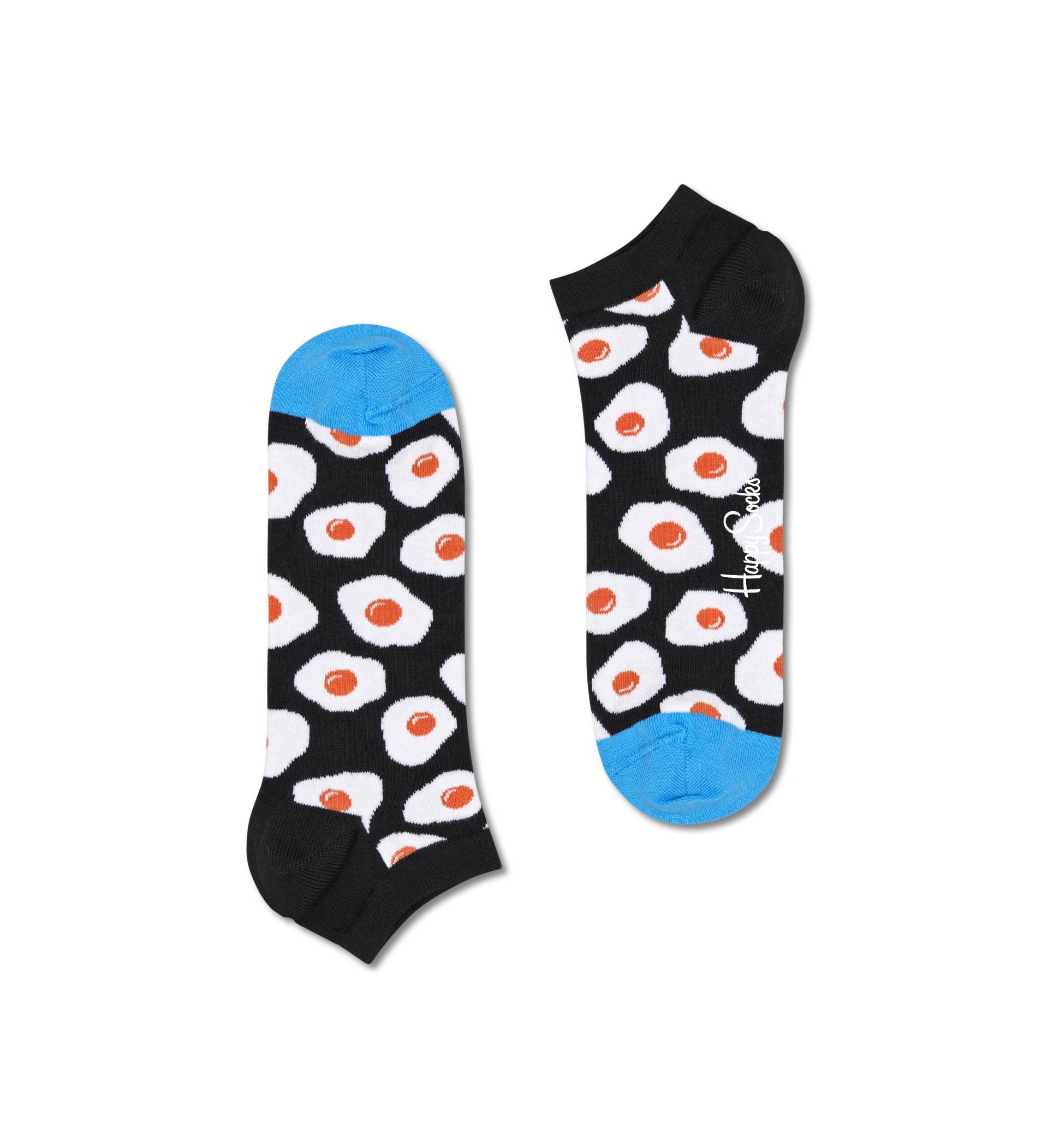Sunny Side Up Low Sock Schwarz - Gr. - 43.5 von Happy Socks