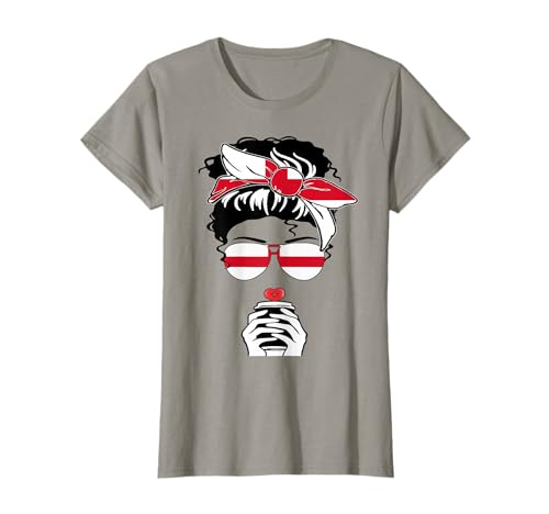 Cooler englischer Kaffee Mama Girl Tante Schwester England Flagge Druck T-Shirt Cooler englischer Kaffee Mama Girl Tante Schwester England Flagge Druck T-Shirt von Happy St George's Day Proud To Be English Apparel