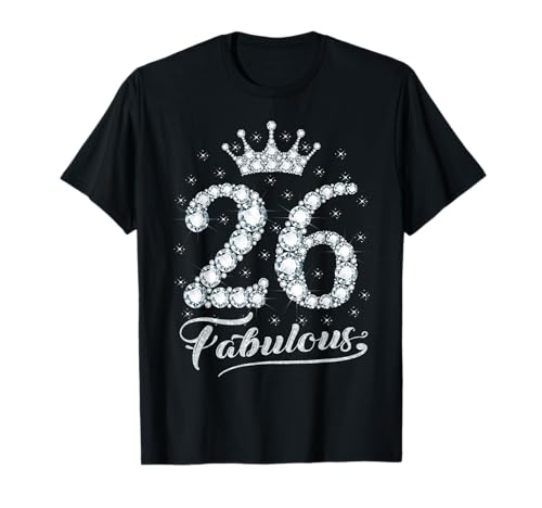 26 fabelhafte Mädchen, 26 Jahre, alles Gute zum 26. Geburtstag, Damen T-Shirt 26 fabelhafte Mädchen, 26 Jahre, alles Gute zum 26. Geburtstag, Damen T-Shirt von Happy Sweet 26th Birthday Gift 26 Year Old Women