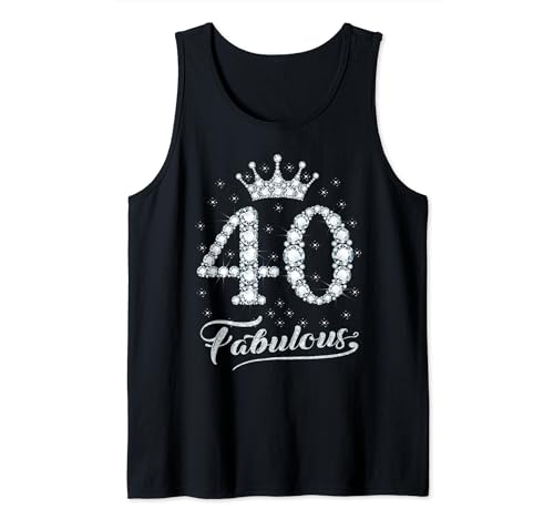 40 fabelhafte Mädchen, 40 Jahre alt, alles Gute zum 40. Geburtstag, Damen Tank Top 40 fabelhafte Mädchen, 40 Jahre alt, alles Gute zum 40. Geburtstag, Damen Tank Top von Happy Sweet 40th Birthday Gift 40 Year Old Women