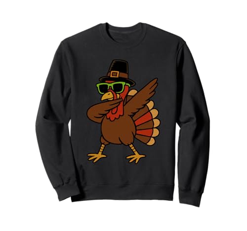 Niedliches Dabbing Truthahn Thanksgiving Kinder Jungen Mädchen Sweatshirt Niedliches Dabbing Truthahn Thanksgiving Kinder Jungen Mädchen Sweatshirt von Happy Thanksgiving Dabbing Turkey