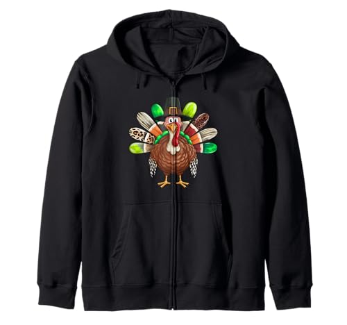 Lustiges Truthahn-Herbst-Design, Geschenk für Männer, Frauen, Kinder Kapuzenjacke Lustiges Truthahn-Herbst-Design, Geschenk für Männer, Frauen, Kinder Kapuzenjacke von Happy Thanksgiving Spooky Halloween Fall Graphic
