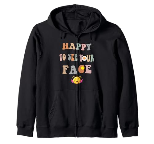 Back to School Teacher Shirt für Damen, bunt, Happy to See You Kapuzenjacke Back to School Teacher Shirt für Damen, bunt, Happy to See You Kapuzenjacke von Happy To See You Gift Shirts