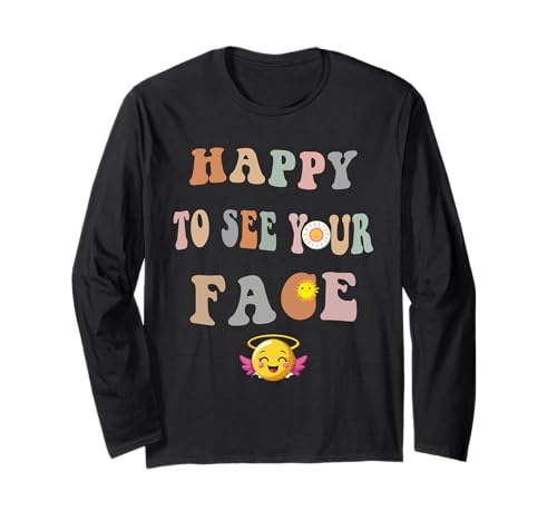 Back to School Teacher Shirt für Damen, bunt, Happy to See You Langarmshirt Back to School Teacher Shirt für Damen, bunt, Happy to See You Langarmshirt von Happy To See You Gift Shirts