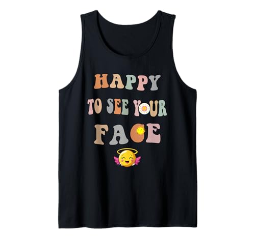 Back to School Teacher Shirt für Damen, bunt, Happy to See You Tank Top Back to School Teacher Shirt für Damen, bunt, Happy to See You Tank Top von Happy To See You Gift Shirts