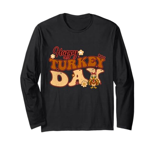 Happy Turkey Day, fetziges Familien-Erntedankfest, Damen, Herren, Kinder Langarmshirt Happy Turkey Day, fetziges Familien-Erntedankfest, Damen, Herren, Kinder Langarmshirt von Happy Turkey Day Family Thanksgiving
