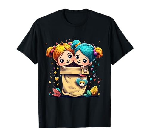 Twin Mama Set – Geschenk für Mutter von Zwillingstöchtern T-Shirt Twin Mama Set – Geschenk für Mutter von Zwillingstöchtern T-Shirt von Happy Twins