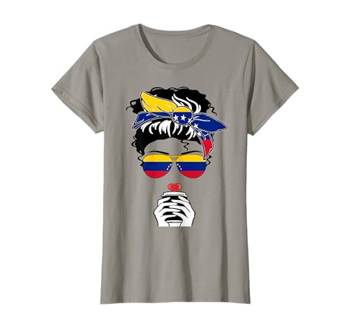 Cooler venezolanischer Kaffee Mama Mädchen Tante Venezuela Flagge Druck T-Shirt Cooler venezolanischer Kaffee Mama Mädchen Tante Venezuela Flagge Druck T-Shirt von Happy Venezuela Independence Day Proud Venezuelan