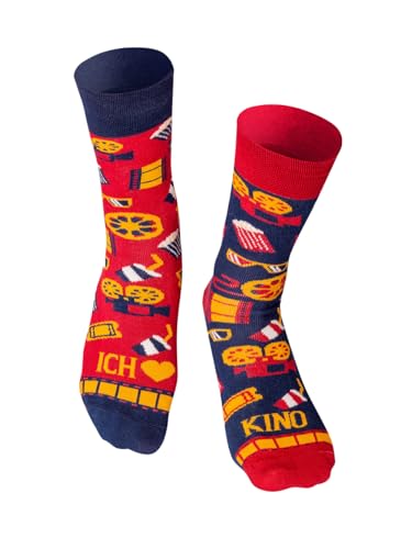 Happy Words Witzige Socken Herren für Geschenke - Damen und Herrensocken - Lustige Socken Damen und Man - Funny Socks Größe 35-40/41-46 - Baumwollsocken für Anzug und Alltag - Verschiedene Muster von Happy Words