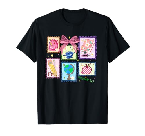 Kindergarten 1st First Day Back School Girl Teacher T-Shirt Kindergarten 1st First Day Back School Girl Teacher T-Shirt von Happy school merch