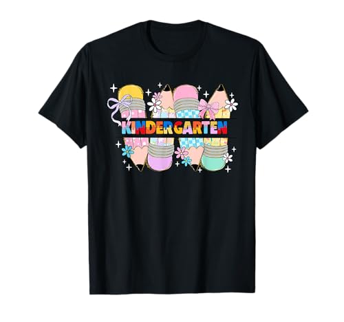 Kindergarten Boys Girls Preschool First Day 2025 Back School T-Shirt Kindergarten Boys Girls Preschool First Day 2025 Back School T-Shirt von Happy school merch