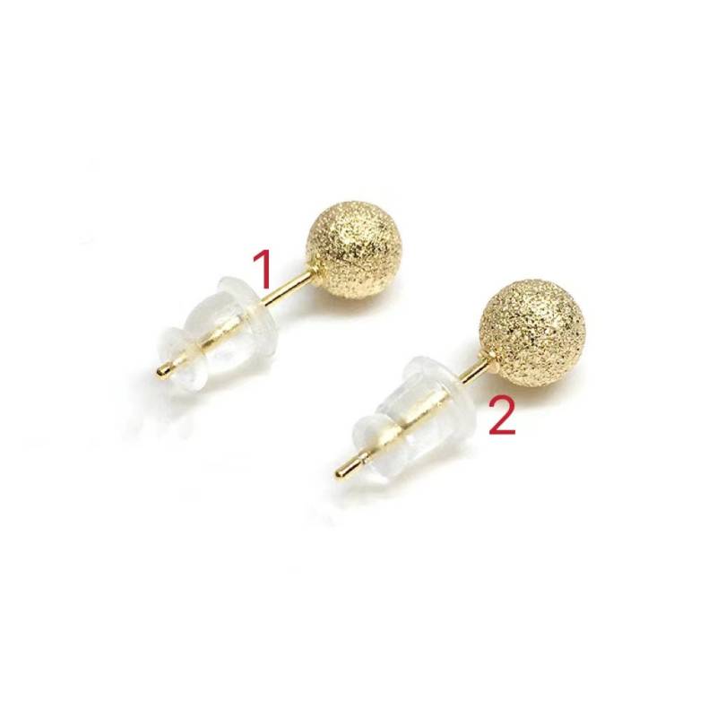 100 Stück Gummi Ohrring Zurück Silikon Runde Ohr Plug Blocked Kappen Ohrringe Stopper Für Diy Teile Schmuckzubehör Machen von HappyDIYBeads