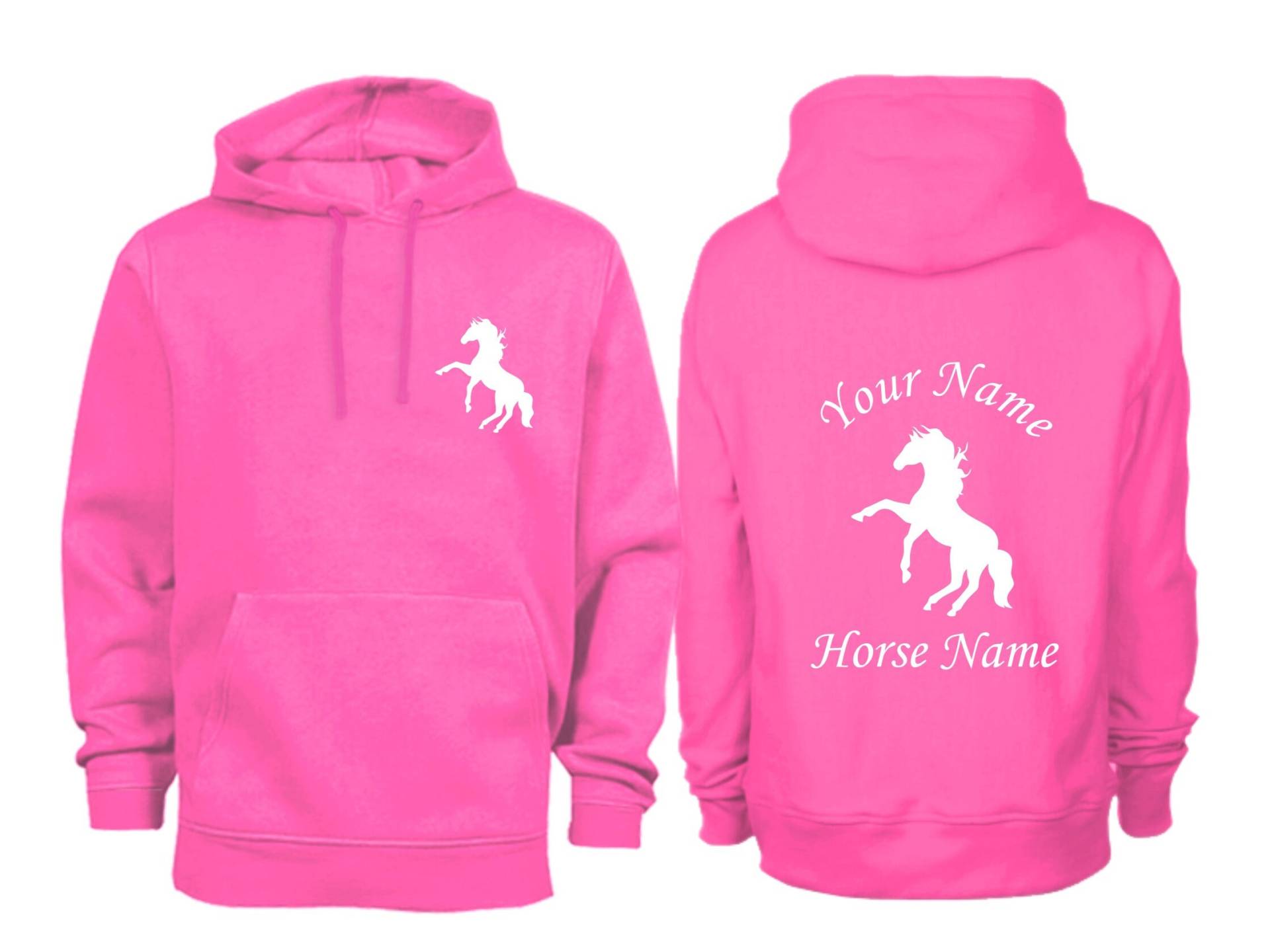 Pferde Kapuzenpullover H12 Personalisiert Pferde Kapuzenpullover H12 Personalisiert von HappyDazePrintShop