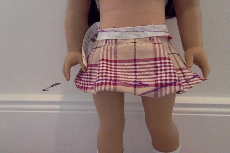 18" Puppe Mini Plädierte Rock 18" Puppe Mini Plädierte Rock von HappyDollDesigns