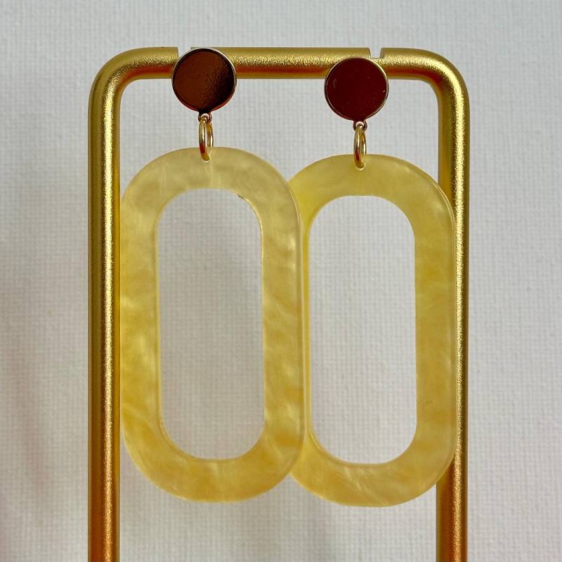Statement Ohrringe Limoncello Aus Resin An Goldfarbenen Steckern - Sommerspaß, Summervibes, Geschenkidee Boho Ibiza Style Statement Ohrringe Limoncello Aus Resin An Goldfarbenen Steckern - Sommerspaß, Summervibes, Geschenkidee Boho Ibiza Style von HappyFace313