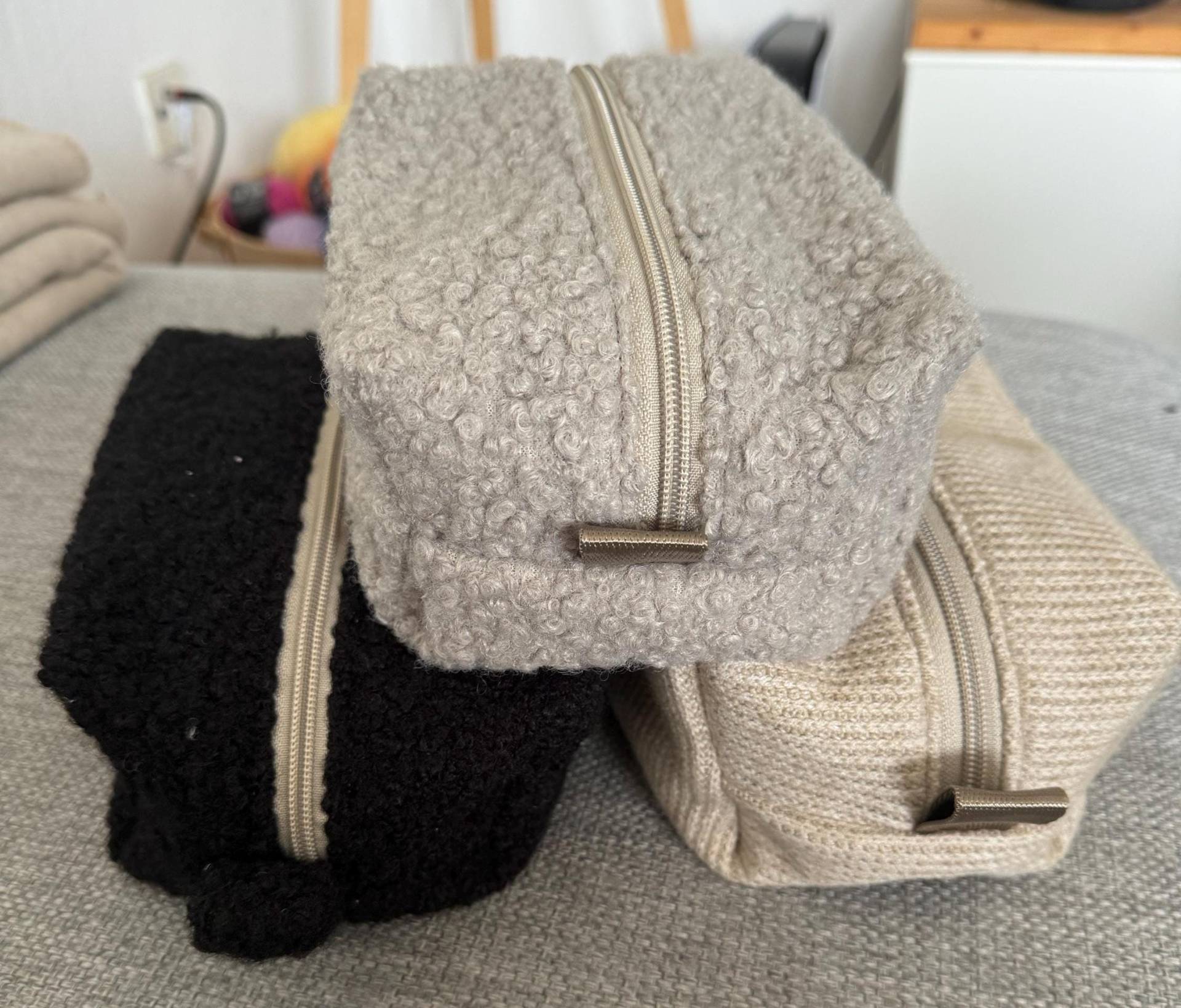 Kosmetiktasche L Make Up Tasche Kosmetiktasche L Make Up Tasche von HappyFellnase