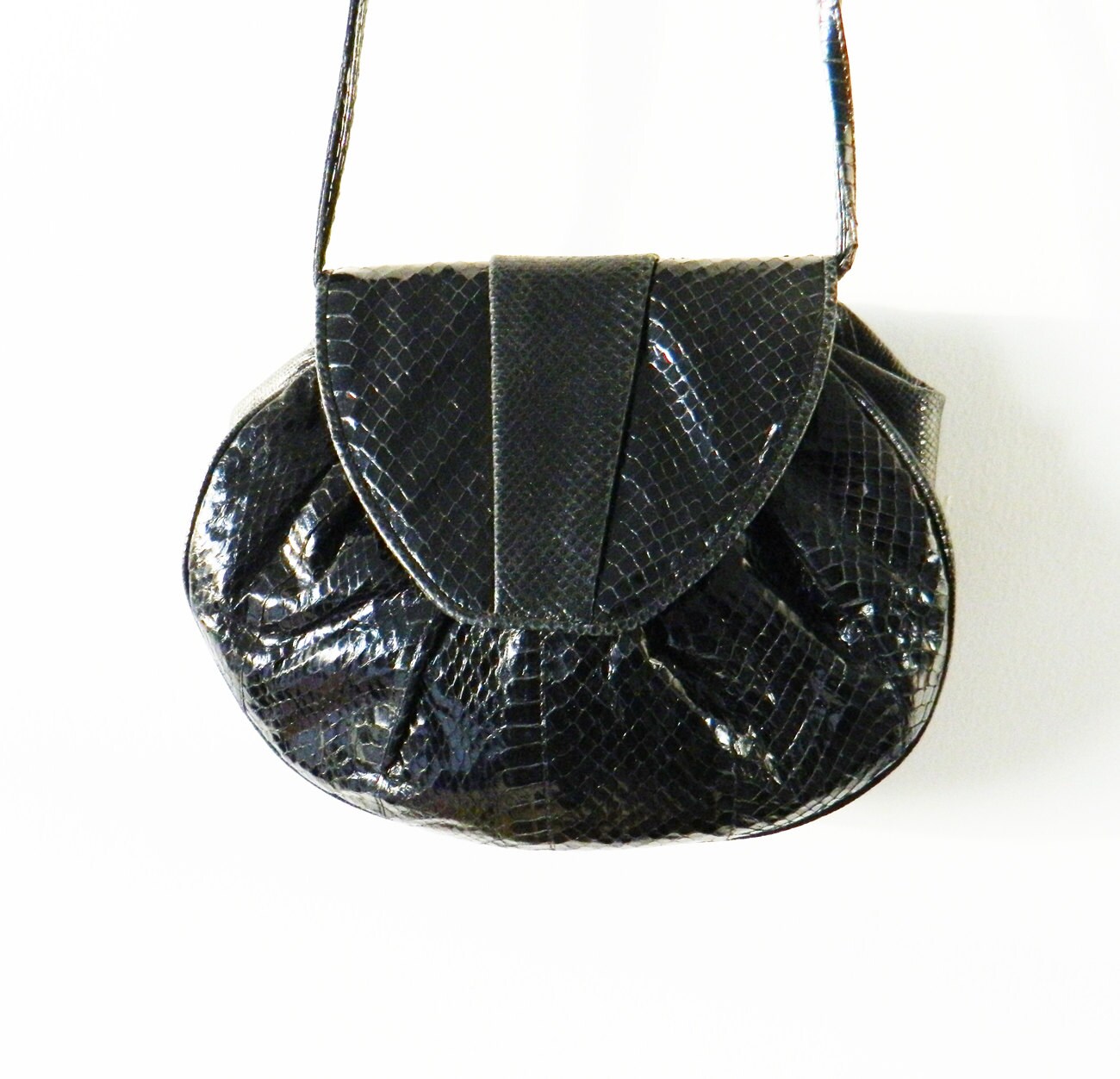 Vintage Umhängetasche Schlangenleder/Neiman Monitore Retro Abendtasche Geldbörse Vintage Umhängetasche Schlangenleder/Neiman Monitore Retro Abendtasche Geldbörse von HappyForestVintage
