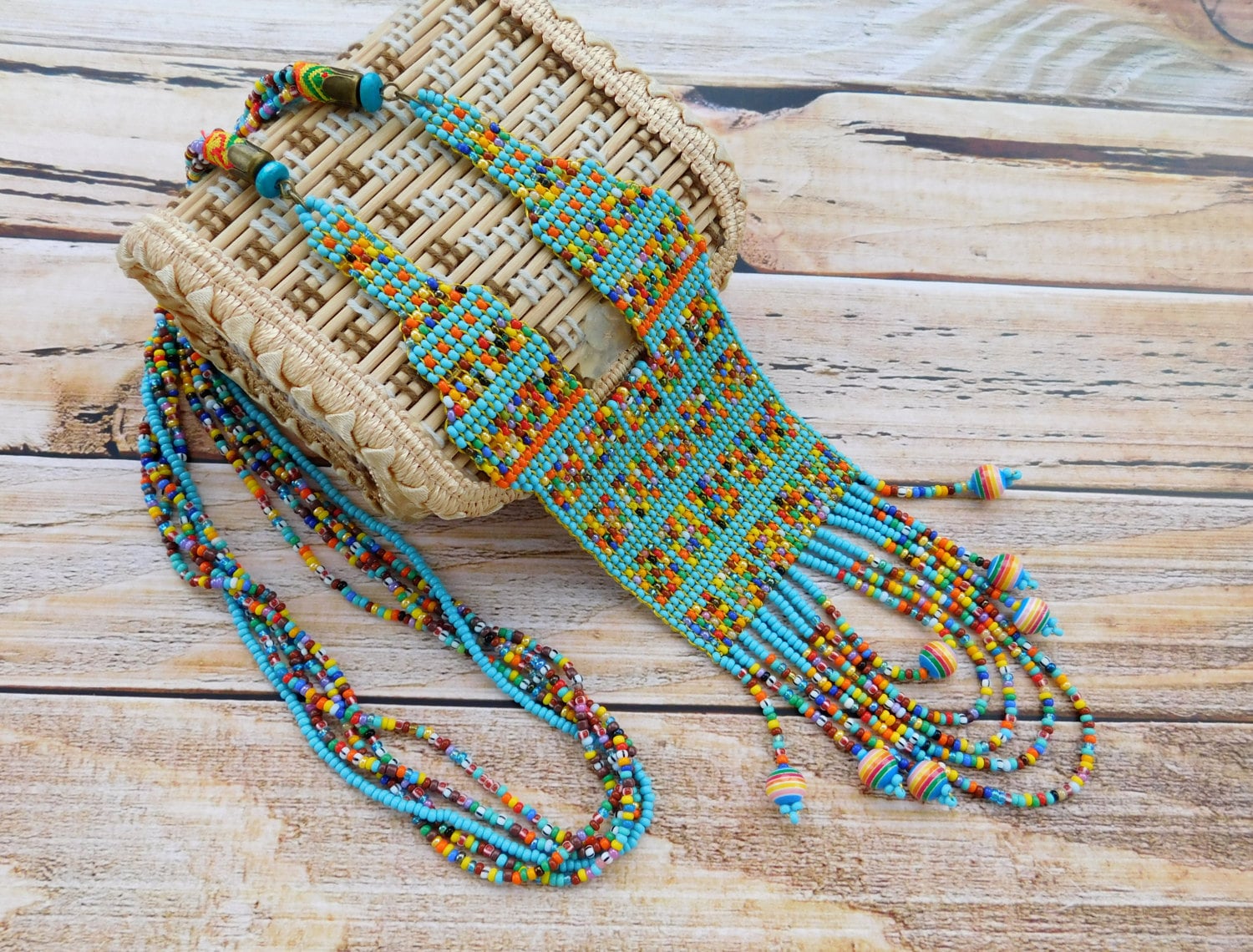 Gerdan, Mehrfarbige Halskette Gerdan, Mehrfarbige Halskette von HappyJewelryHelga