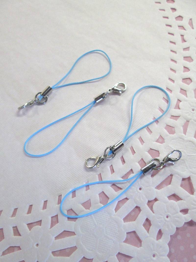 10 Blaue Handybänder Mit Karabiner, #f477 von HappyKawaiiSupplies