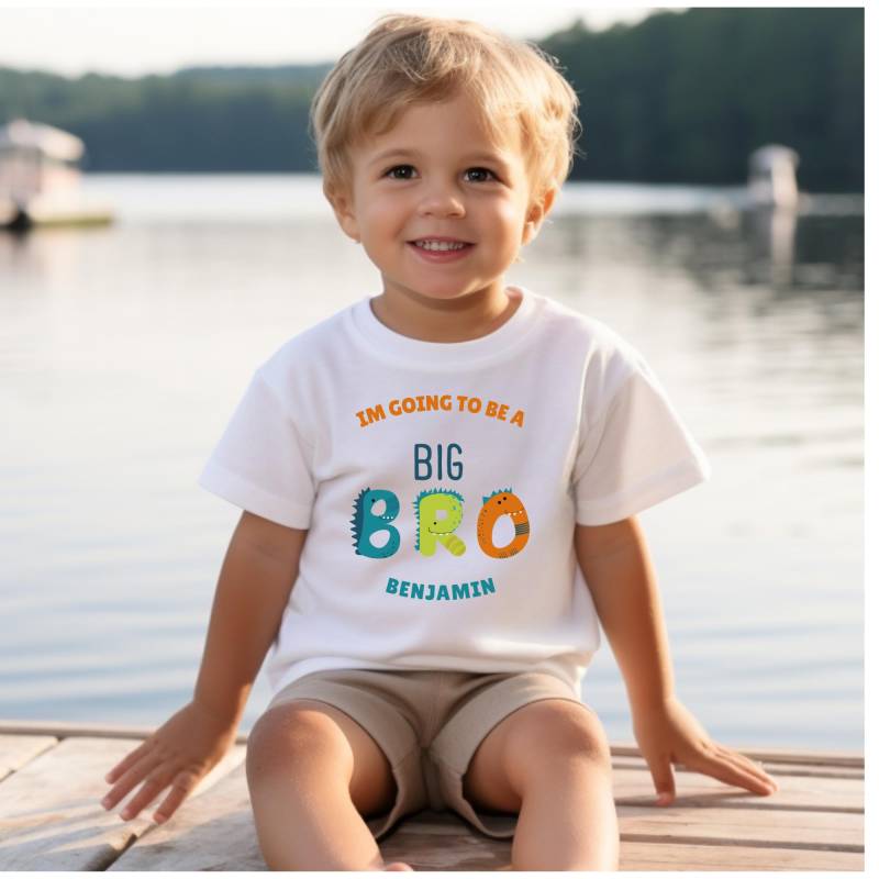 Personalisierbares Kinder T-Shirt Big Bro, Großer Bruder Shirt , Oberteil Für Jungen von HappyLifeProduction