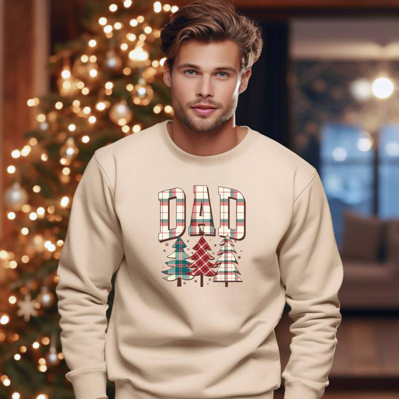 Weihnachtliches Herren-Sweatshirt Für Dad, Weihnachts-Shirt Papa von HappyLifeProduction