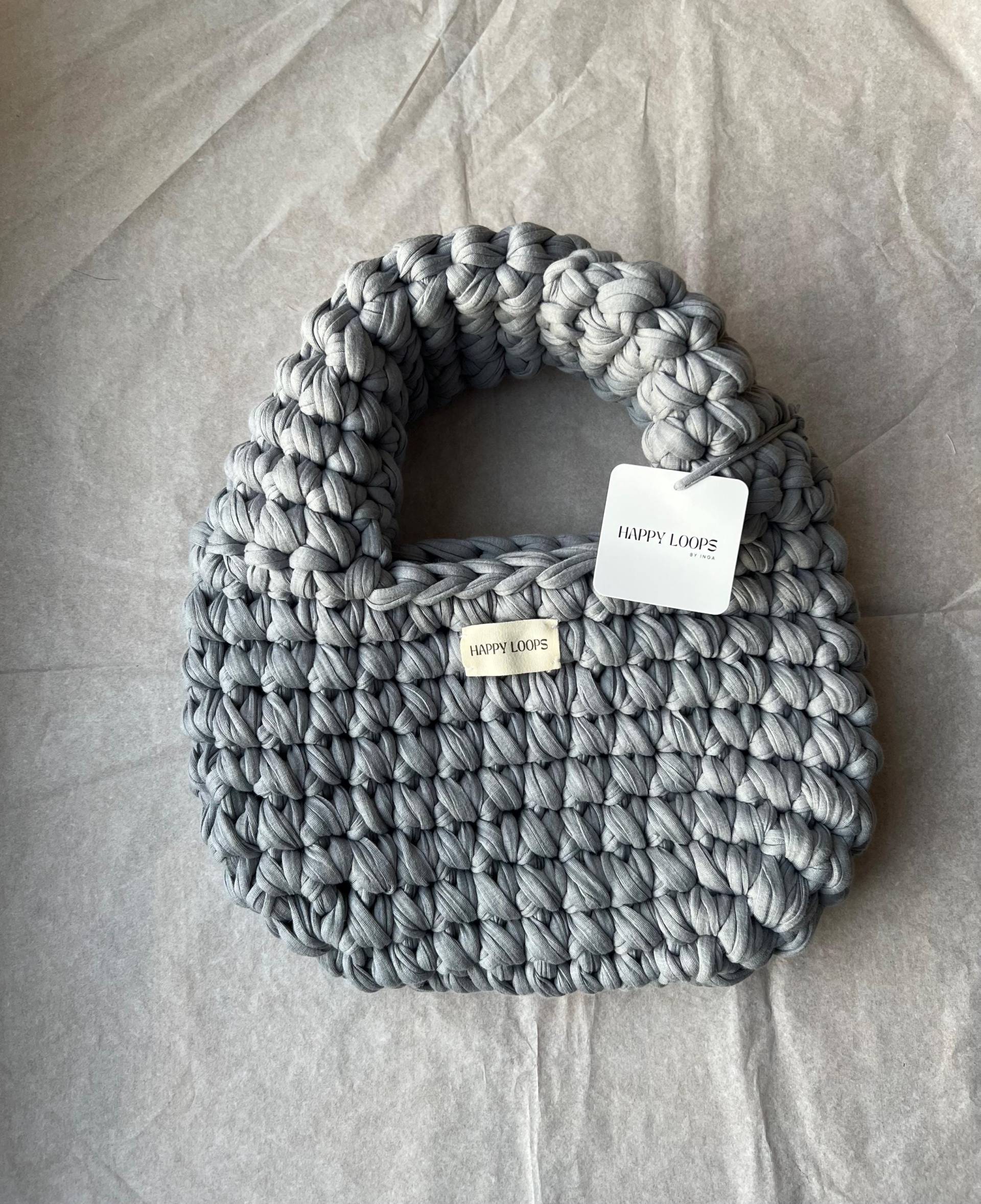 Häkeltasche Aus T-Shirtgarn I Tragetasche Häkeltasche Aus T-Shirtgarn I Tragetasche von HappyLoopsByInga