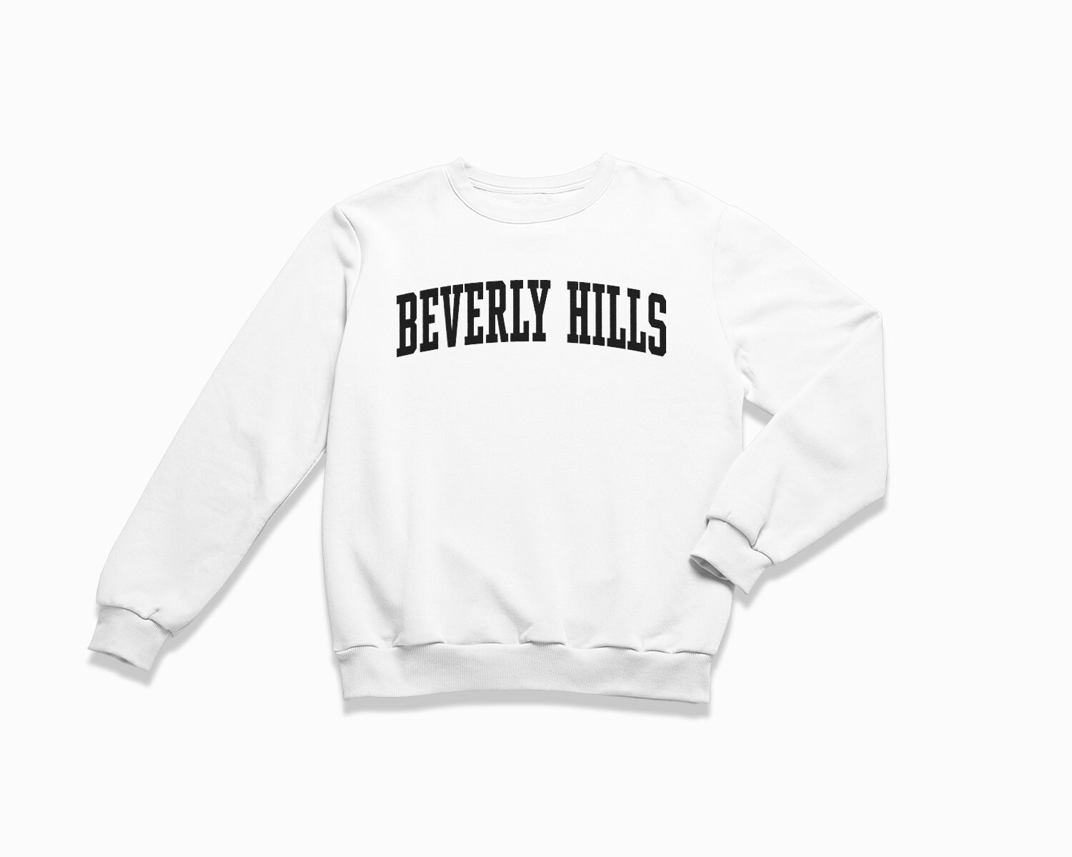 Beverly Hills Sweatshirt California Crewneck/College Style Sweatshirt Vintage Inspirierter Pullover von HappyNewVintageShop