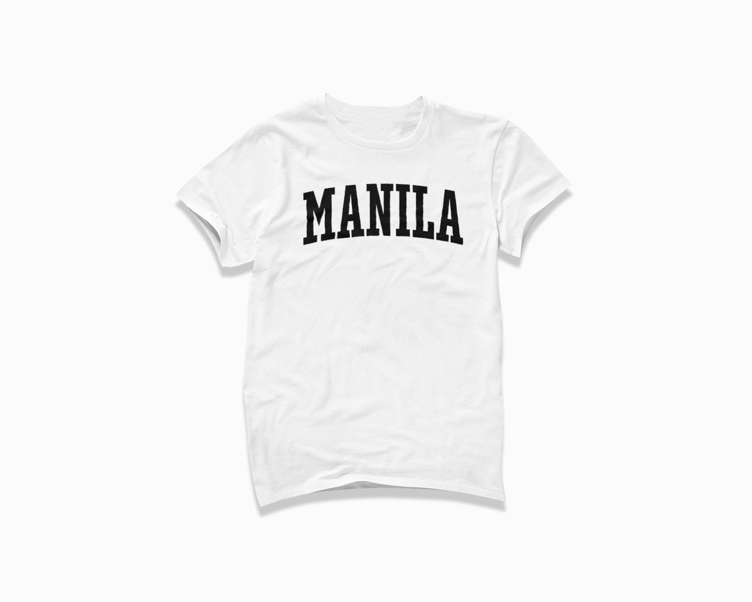 Manila Shirt Philippinen T-Shirt/College Style Vintage Inspiriertes Kurzärmeliges von HappyNewVintageShop