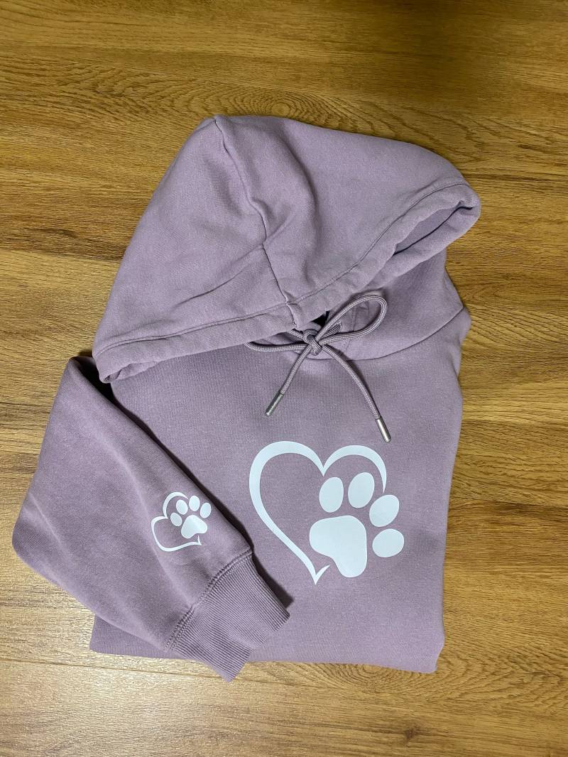 Bügelbild Mit Pfote & Herz, Shirt, Sweater, Diy, Bügelfolie, Flexfolie, Bügelbild T-Shirt Gestaltung, Bügelapplikation, Dog, Prawn, Geschenk Bügelbild Mit Pfote & Herz, Shirt, Sweater, Diy, Bügelfolie, Flexfolie, Bügelbild T-Shirt Gestaltung, Bügelapplikation, Dog, Prawn, Geschenk von HappyNineDesign