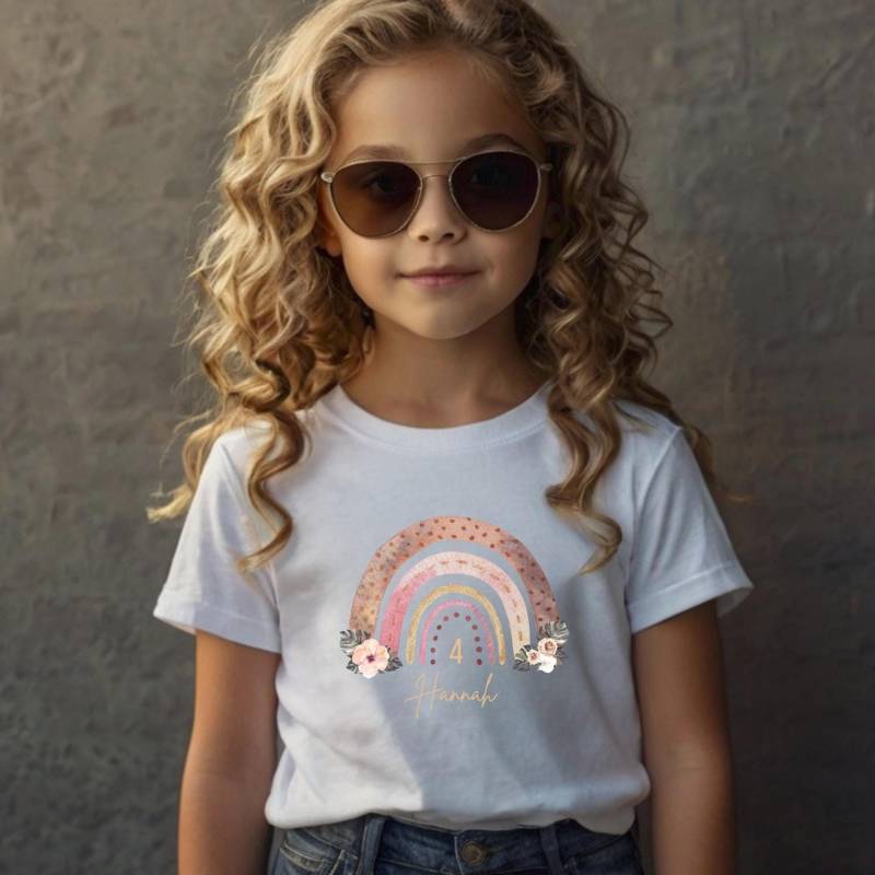 Geburtstagsshirt Regenbogen|Blumen|Geburtstags T-Shirt|Personalisiert|Name & Zahl|Langarm Shirt|4 5 6 7 8 9 10 11 12 13 14 Jahre Geburtstagsshirt Regenbogen|Blumen|Geburtstags T-Shirt|Personalisiert|Name & Zahl|Langarm Shirt|4 5 6 7 8 9 10 11 12 13 14 Jahre von HappyNotic