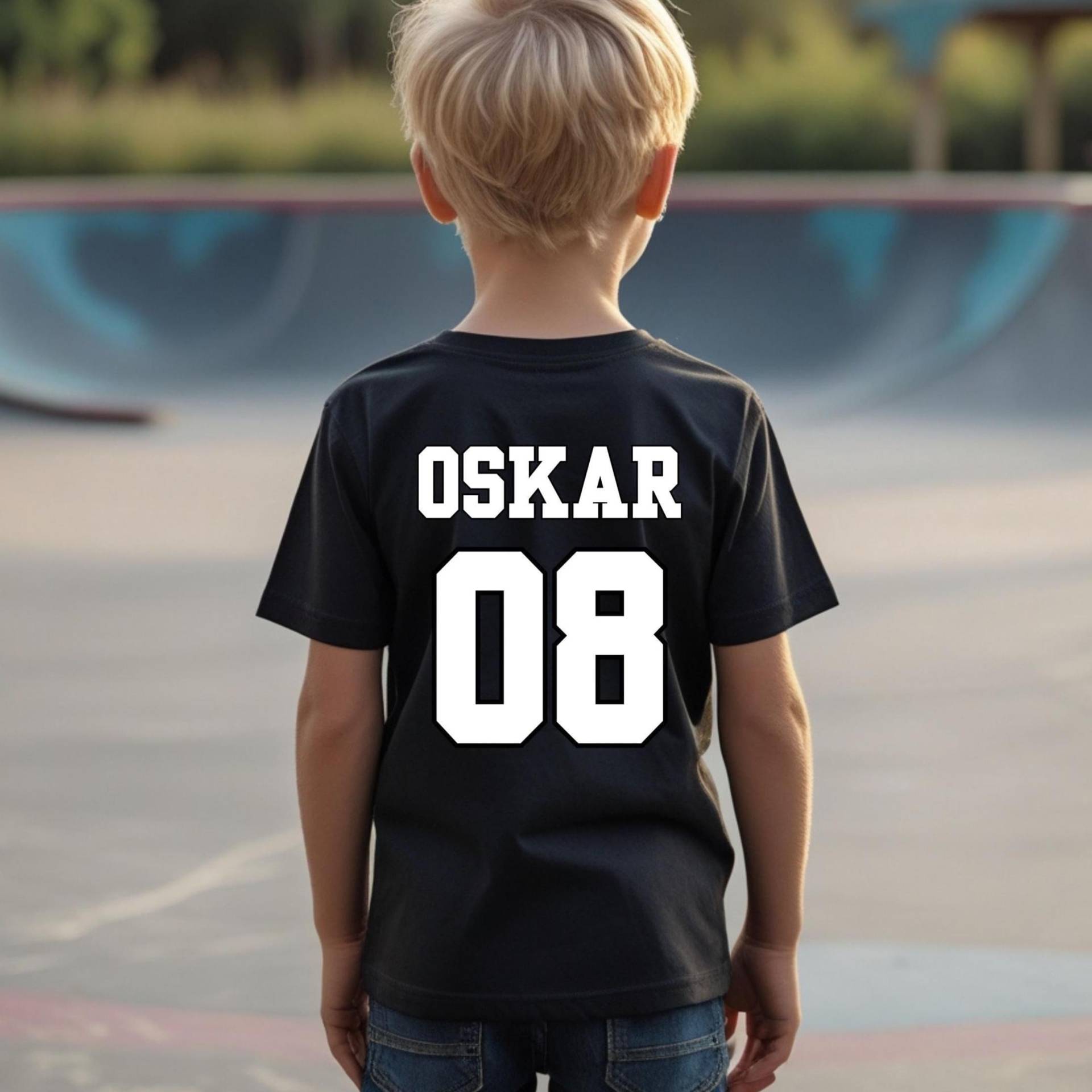 Geburtstagsshirt Trikot|Jungen|Geburtstag T-Shirt|Personalisiert|Name & Zahl|Geschenk Fußball Geburtstag|4 5 6 7 8 9 10 11 12 13 14 Jahre von HappyNotic