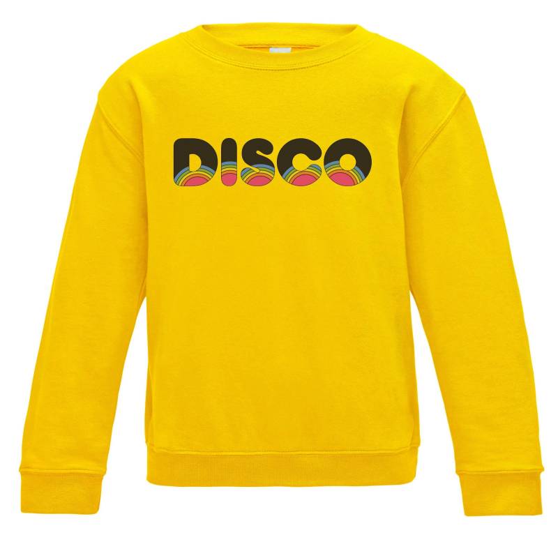 Disco Kinder Sweatshirt Erhältlich in Gelb, Hellblau Oder Hellrosa von HappyRobinClothing