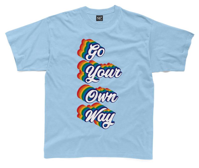 Geh Deinen Eigenen Weg Kinder T-Shirt von HappyRobinClothing