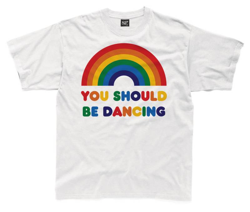 Sie Sollte Tanzen Kinder T-Shirt in Weiß Oder Creme von HappyRobinClothing