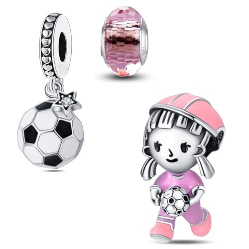 HappyStar Silber 925 Charms Anhänger für Armbänder,Combination Dangle Anhänger Bead Charms für Damen Kompatibel mit Pandora Europäischen Armbändern und Halskette (Mit Spacer Beads HappyStar Silber 925 Charms Anhänger für Armbänder,Combination Dangle Anhänger Bead Charms für Damen Kompatibel mit Pandora Europäischen Armbändern und Halskette (Mit Spacer Beads von HappyStar