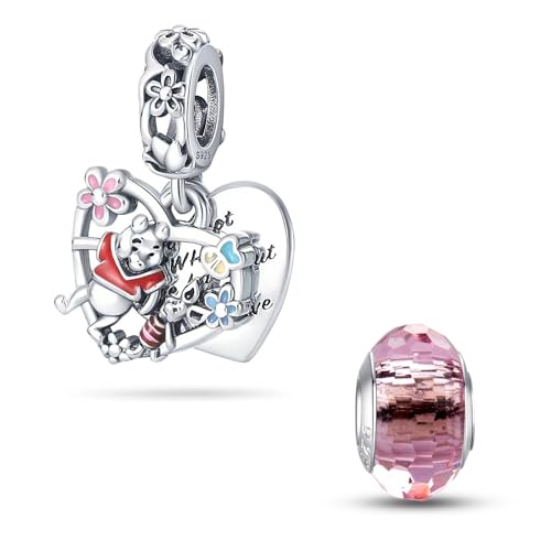 HappyStar beads charms,passt Charms Armbänder Halskette Europäischen Schmuck ，Bead Charms für Damen,925 Sterling Silber Dangle Anhänger von HappyStar