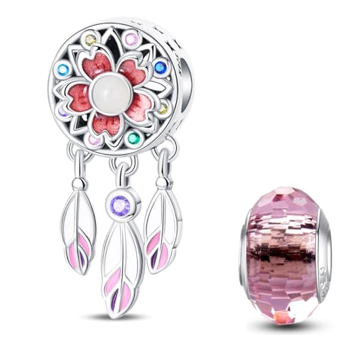 HappyStar beads charms,passt Charms Armbänder Halskette Europäischen Schmuck ，Bead Charms für Damen,925 Sterling Silber Dangle Anhänger von HappyStar