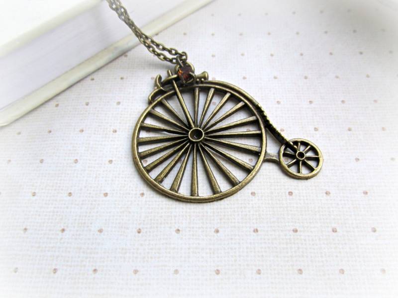 Alte Fashioned Fahrrad-Kette, Lange Traditionelle Fahrrad Kette, Smokey Topaz Alte Fashioned Fahrrad-Kette, Lange Traditionelle Fahrrad Kette, Smokey Topaz von HappyTearsbyMicah