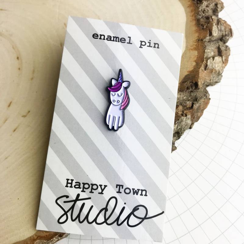 Bellacorn Einhorn Emaille Pin - Glücklich Stadt Studio Bellacorn Einhorn Emaille Pin - Glücklich Stadt Studio von HappyTownStudio