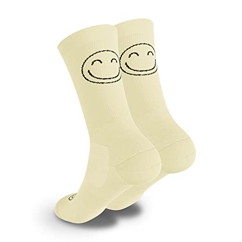 HappyTraining Sportsocken, Atmungsaktive Socken, antiblasen schnelltrocknend, Kompressionssocken, lustig, Wärmeregulierend, Unisex , Anti-Blister, leicht für Laufen, Fitness, Fahrradsocken, Crossfit von HappyTraining