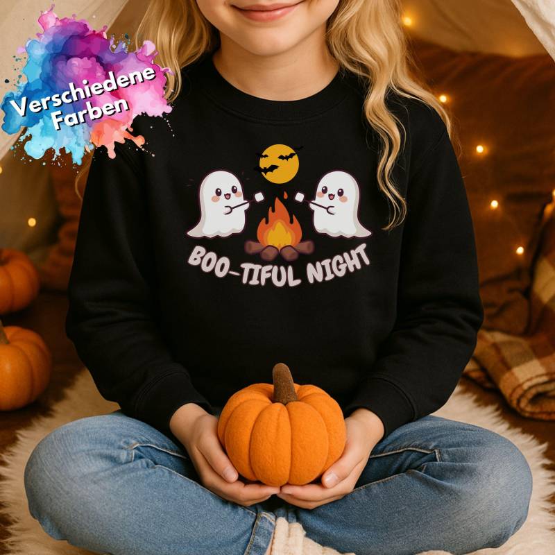 Halloween Sweatshirt Kind Gespenster Herbst Lustiges Geister Fledermäuse Geschenk Halloweenparty Boo-Tiful Halloween Sweatshirt Kind Gespenster Herbst Lustiges Geister Fledermäuse Geschenk Halloweenparty Boo-Tiful von HappyliSoulDesign