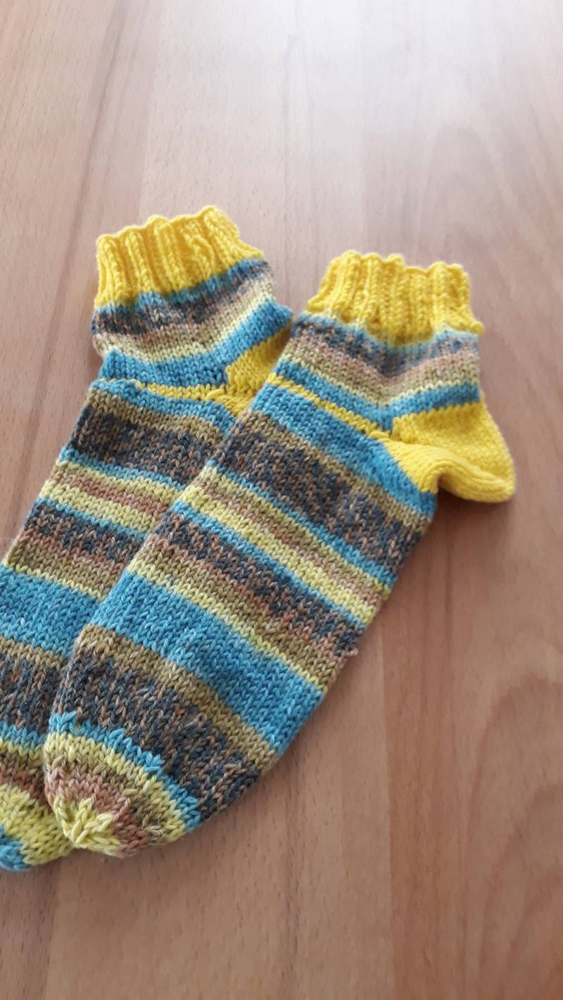 Wollsocken Handgestrickt von HappysocksDesigns