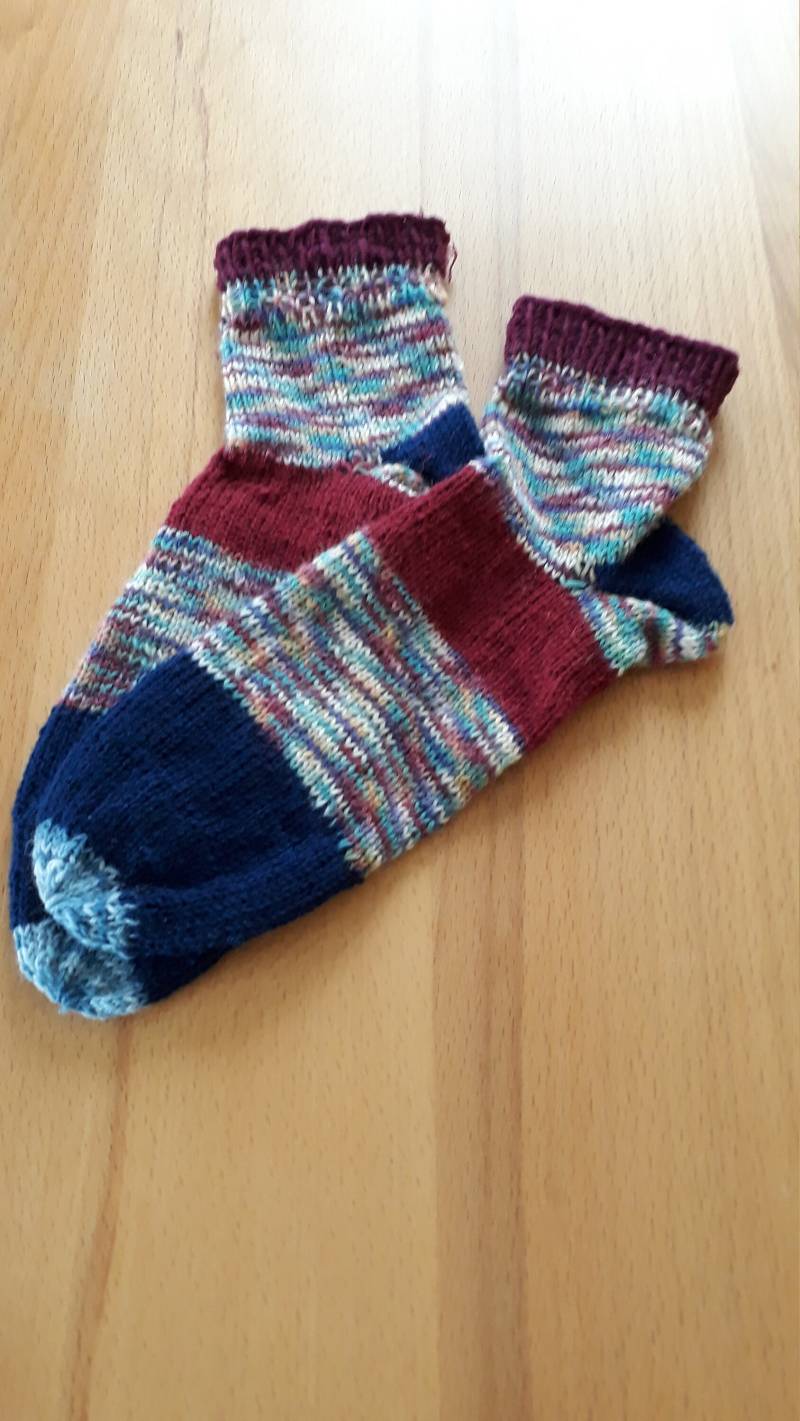 Wollsocken Handgestrickt von HappysocksDesigns