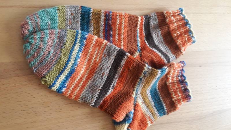Wollsocken Handgestrickt von HappysocksDesigns
